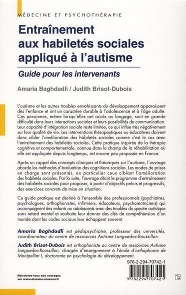 Produktbild: Entra&icirc;nement aux habilet&eacute;s sociales appliqu&eacute; &agrave; l'autisme