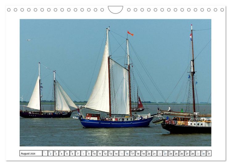 Produktbild: Segelspektakel in Bremerhaven. Die Sail (Wandkalender 2026 DIN A4 quer), CALVENDO Monatskalender