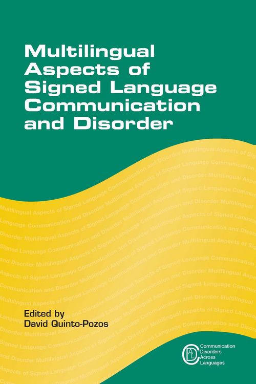 Produktbild: Multilingual Aspects of Signed Language Communication and Disorder