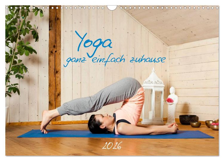 Produktbild: Yoga - ganz einfach zuhause (Wandkalender 2026 DIN A3 quer), CALVENDO Monatskalender