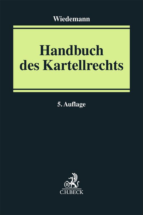 Produktbild: Handbuch des Kartellrechts
