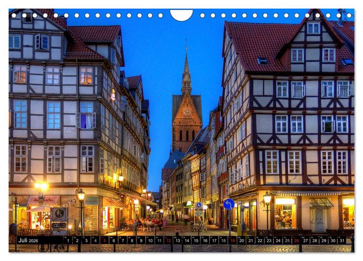 Produktbild: Hannover 2026 (Wandkalender 2026 DIN A4 quer), CALVENDO Monatskalender