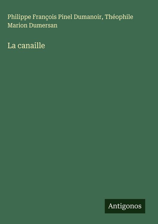 Produktbild: La canaille