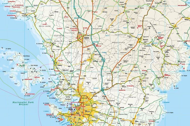 Produktbild: Reise Know-How Landkarte Istrien / Istria (1:70.000)