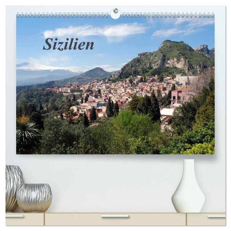 Produktbild: Sizilien (hochwertiger Premium Wandkalender 2026 DIN A2 quer), Kunstdruck in Hochglanz