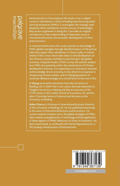Produktbild: Multinationals in China