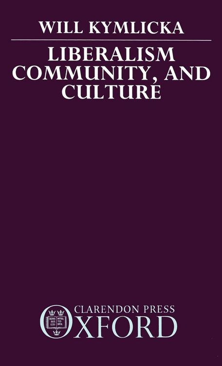 Produktbild: Liberalism, Community, and Culture