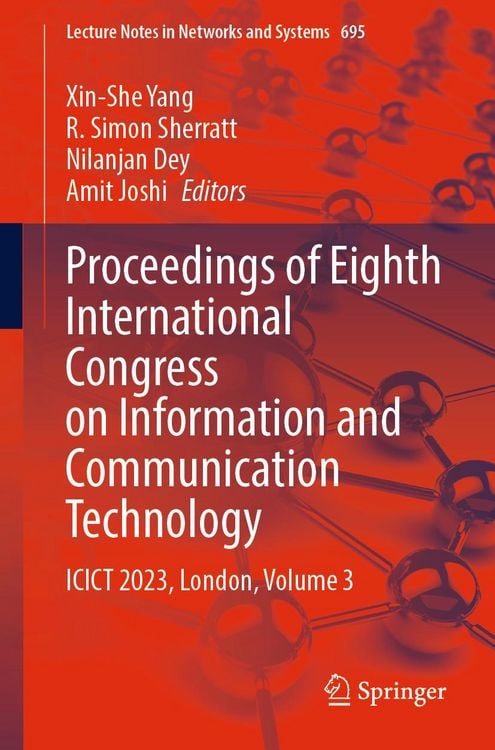 Produktbild: Proceedings of Eighth International Congress on Information and Communication Technology