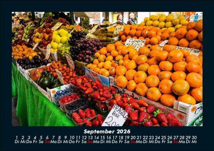 Produktbild: Obstkalender 2026 Fotokalender DIN A5