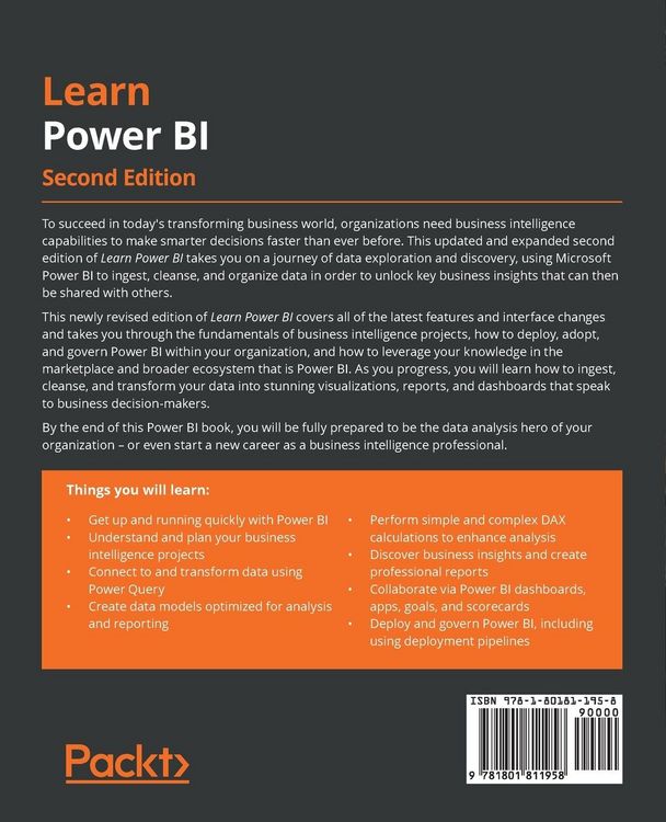 Produktbild: Learn Power BI - Second Edition