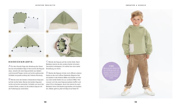 Produktbild: Little Hipster: Kinderkleidung nähen. Frech, wild, wunderbar!