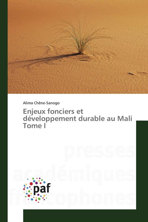 Produktbild: Enjeux fonciers et d&eacute;veloppement durable au Mali Tome I