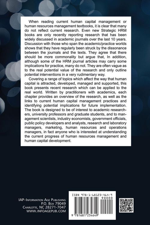 Produktbild: Human Capital Management Research