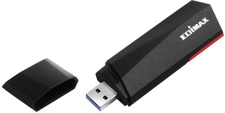 Produktbild: EDIMAX AX1800 WLAN Stick USB-A (USB 3.2 Gen 1) 1201MBit/s