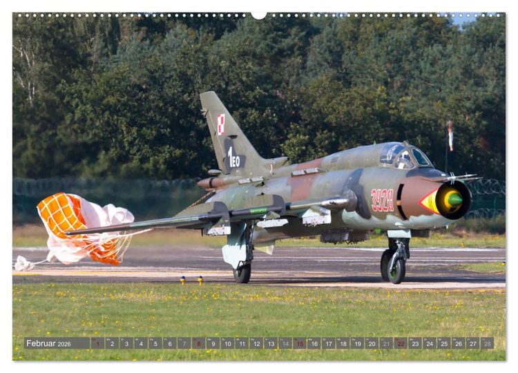 Produktbild: Milit&auml;rjets am Boden (Wandkalender 2026 DIN A2 quer), CALVENDO Monatskalender