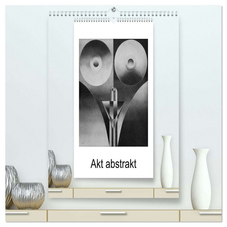 Produktbild: Akt abstrakt - Abstrakte Aktzeichnungen (hochwertiger Premium Wandkalender 2026 DIN A2 hoch), Kunstdruck in Hochglanz