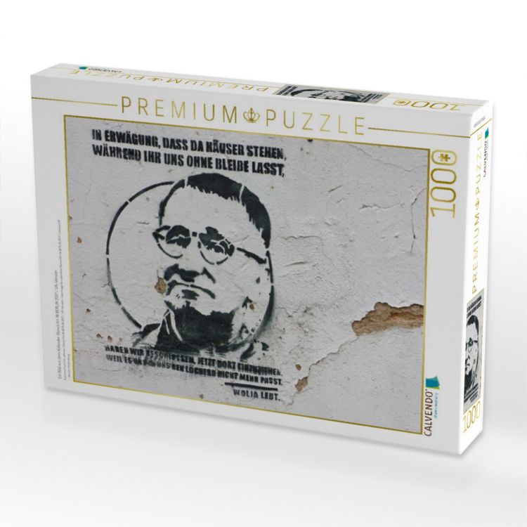 Produktbild: CALVENDO Puzzle Ein Bild aus dem Kalender Stencil Art IN BERLIN 2017 / UK-Version | 1000 Teile Lege-Gr&ouml;&szlig;e 64x48cm Foto-Puzzle f&uuml;r gl&uuml;ckliche Stunden