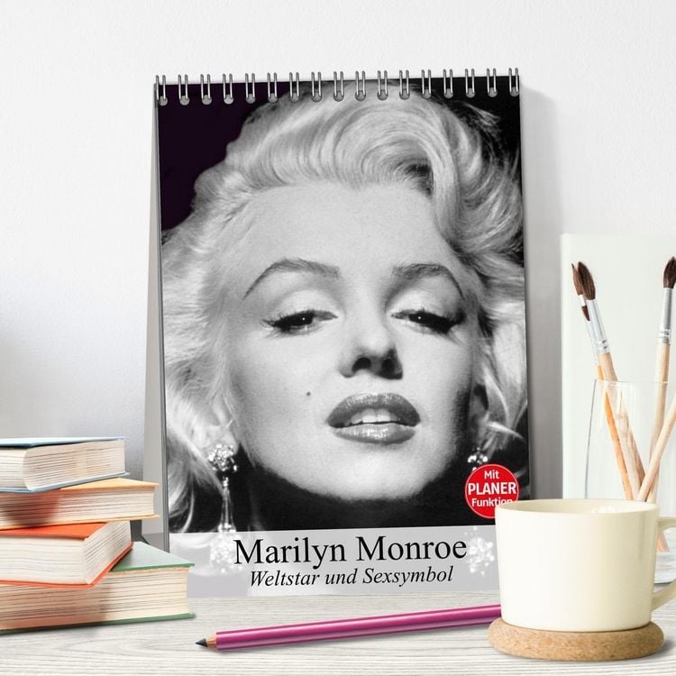 Produktbild: Marilyn Monroe. Weltstar und Sexsymbol (Tischkalender 2026 DIN A5 hoch), CALVENDO Monatskalender