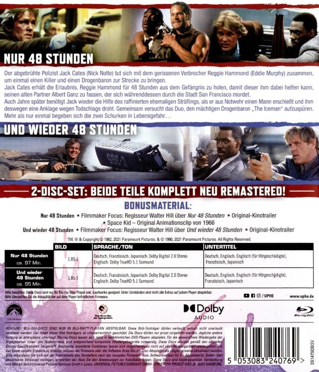 Produktbild: Nur 48 Stunden & Und wieder 48 Stunden [2 BRs]