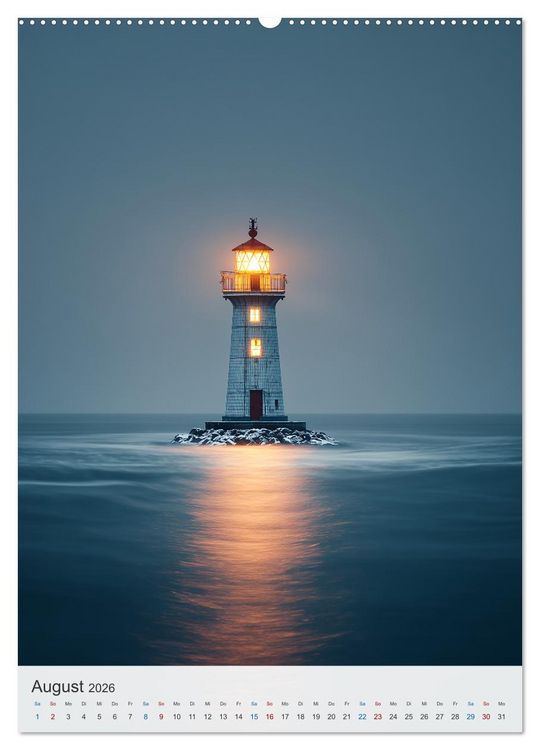 Produktbild: Meer der Stille (Wandkalender 2026 DIN A2 hoch), CALVENDO Monatskalender