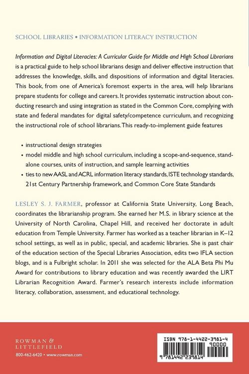 Produktbild: Information and Digital Literacies