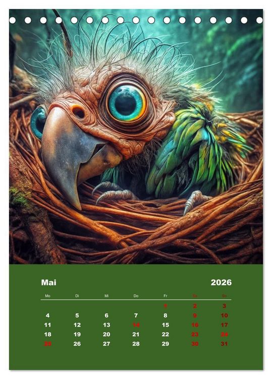 Produktbild: Waldo und Stefler (Tischkalender 2026 DIN A5 hoch), CALVENDO Monatskalender