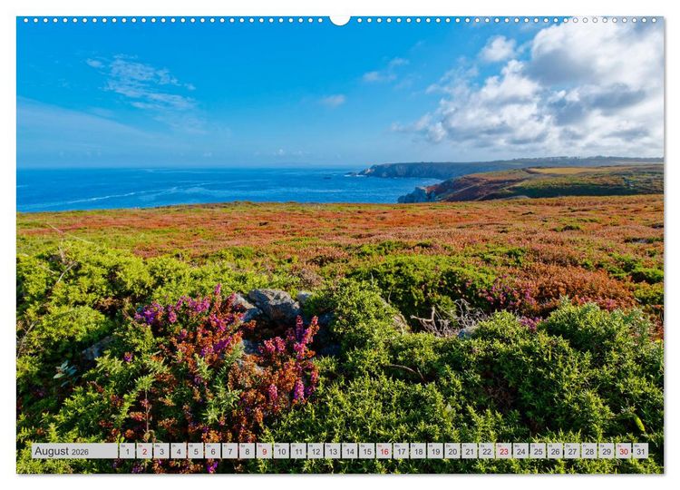 Produktbild: Cote Sauvage. Wilde Atlantikk&uuml;ste der Bretagne. (Wandkalender 2026 DIN A2 quer), CALVENDO Monatskalender