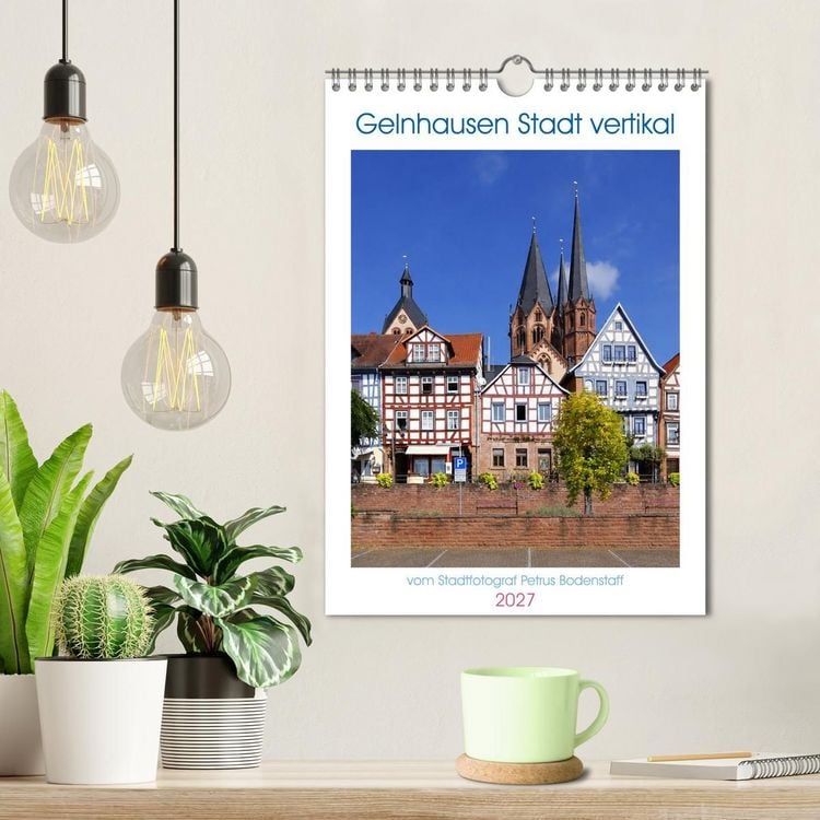 Produktbild: Gelnhausen Stadt vertikal (Wandkalender 2027 DIN A4 hoch), CALVENDO Monatskalender