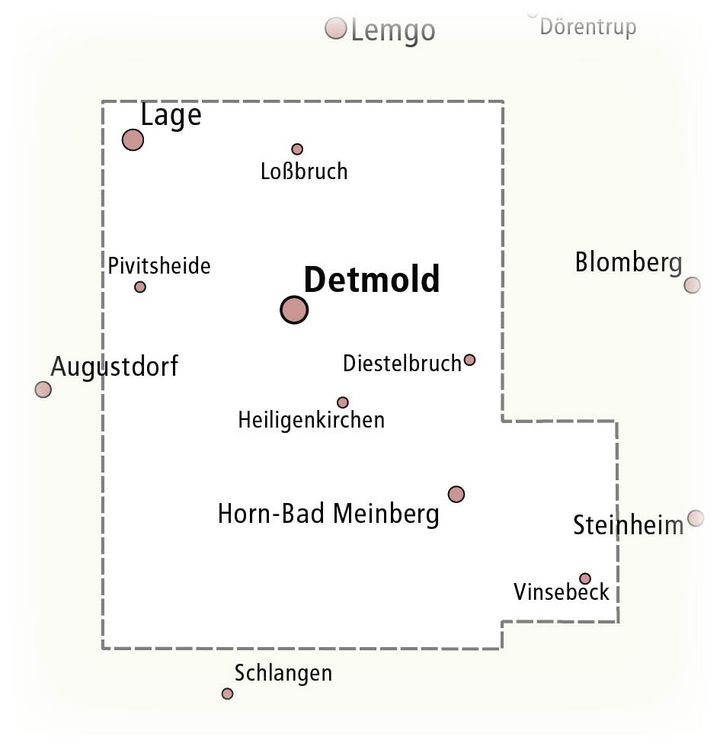 Produktbild: Publicpress Rad- und Wanderkarte Detmold, Horn-Bad Meinberg 1:25.000