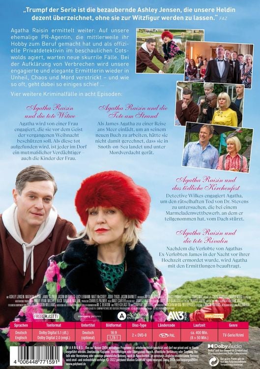 Produktbild: Agatha Raisin - Staffel 4 [2 DVDs]