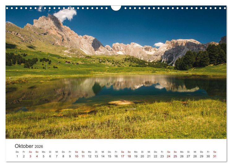 Produktbild: Alpensee - Wunder der Natur (Wandkalender 2026 DIN A3 quer), CALVENDO Monatskalender