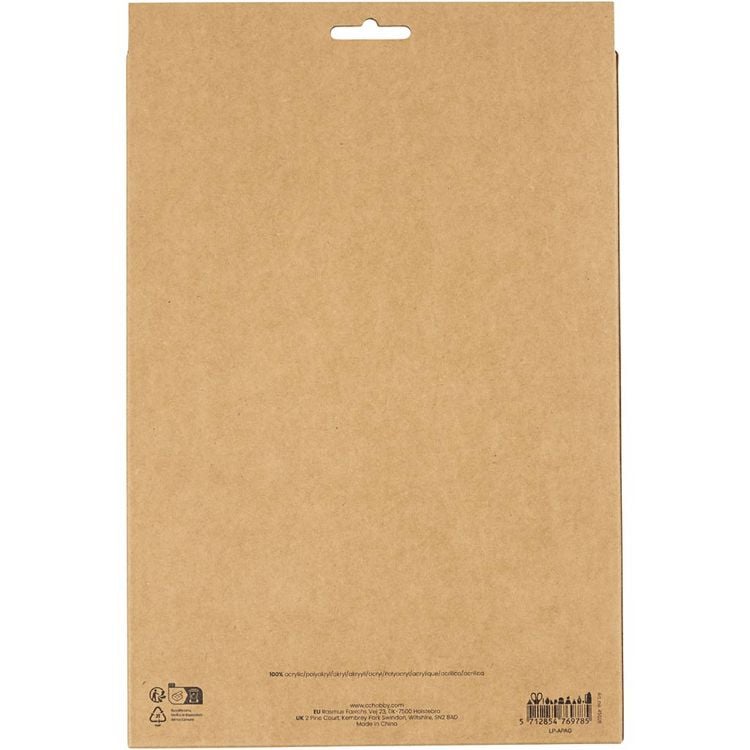 Produktbild: Creativ Company Bastelfilz, A4, Blatt 210x297 mm, Dicke 2 mm, Harmonie in Lila-Pink, 10 Stk