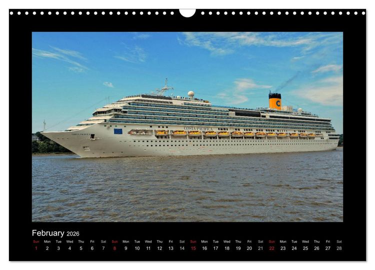 Produktbild: Destination Hamburg 2026 (Wall Calendar 2026 DIN A3 landscape), CALVENDO 12 Month Wall Calendar