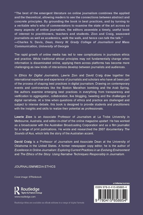 Produktbild: Ethics for Digital Journalists