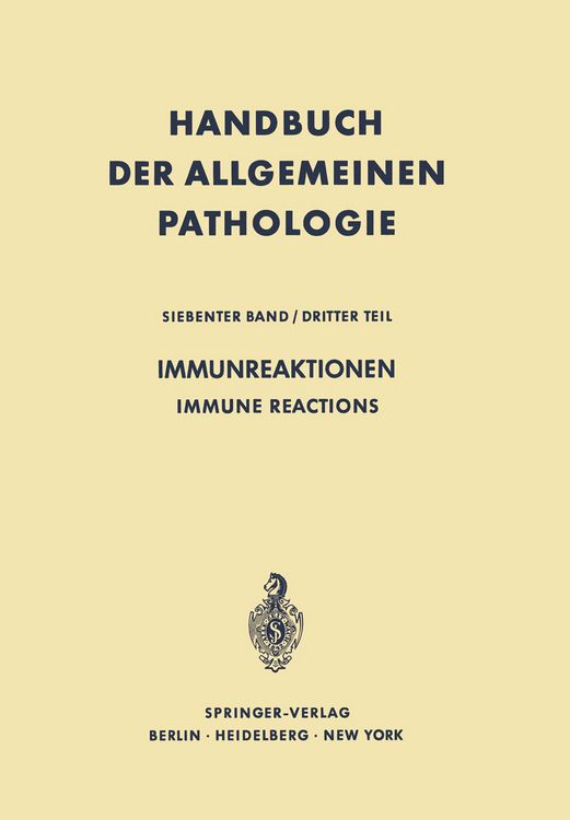Produktbild: Immunreaktionen / Immune Reactions
