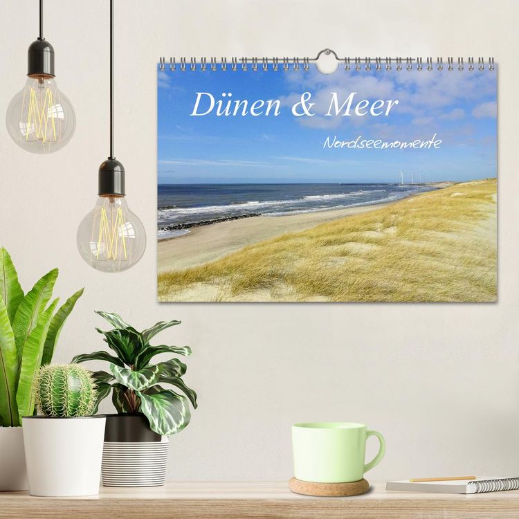 Produktbild: D&uuml;nen und Meer Nordseemomente (Wandkalender 2026 DIN A4 quer), CALVENDO Monatskalender
