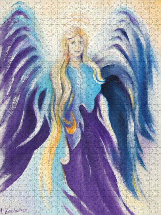 Golden Angel Puzzle – 70 Teile, Holzpuzzle Für Erwachsene, 20x15 Cm