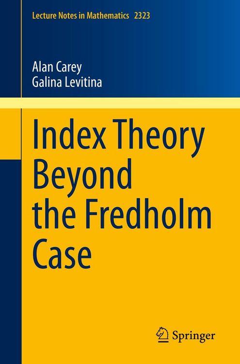 Produktbild: Index Theory Beyond the Fredholm Case