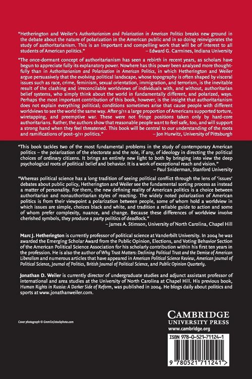 Produktbild: Authoritarianism and Polarization in American Politics
