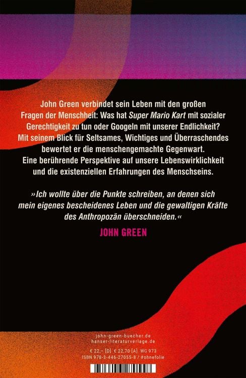 Produktbild: Wie hat Ihnen das Anthropoz&auml;n bis jetzt gefallen?