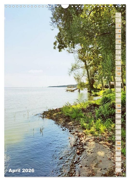 Produktbild: Kurische Nehrung &ndash; Am langen, weichen Ostsee-Strand (Wandkalender 2026 DIN A3 hoch), CALVENDO Monatskalender