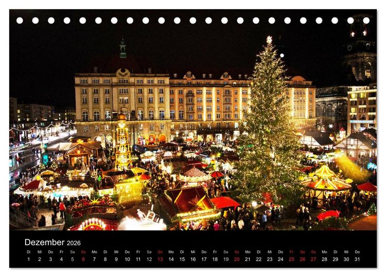 Produktbild: Dresden und Umgebung (Tischkalender 2026 DIN A5 quer), CALVENDO Monatskalender