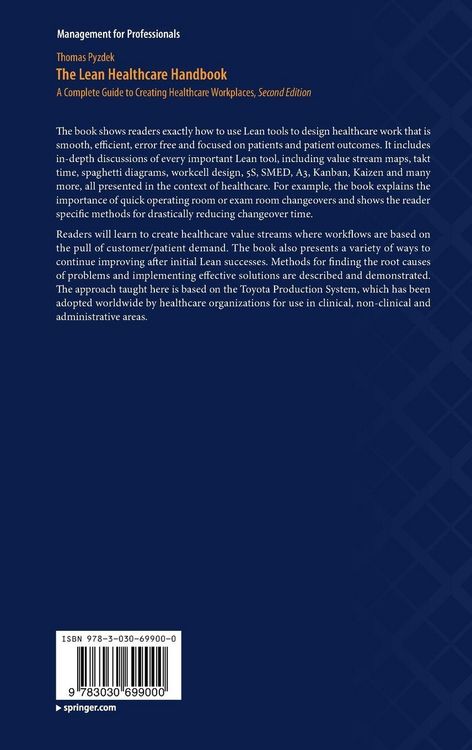 Produktbild: The Lean Healthcare Handbook