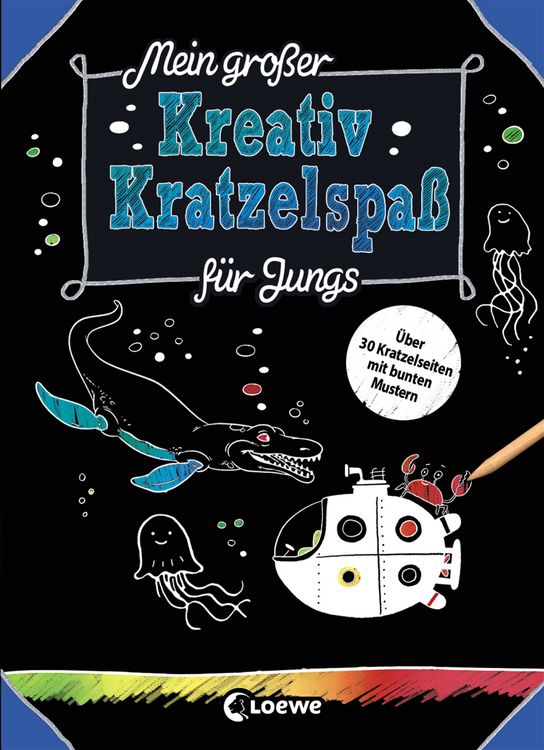 Produktbild: Mein gro&szlig;er Kreativ-Kratzelspa&szlig;: F&uuml;r Jungs