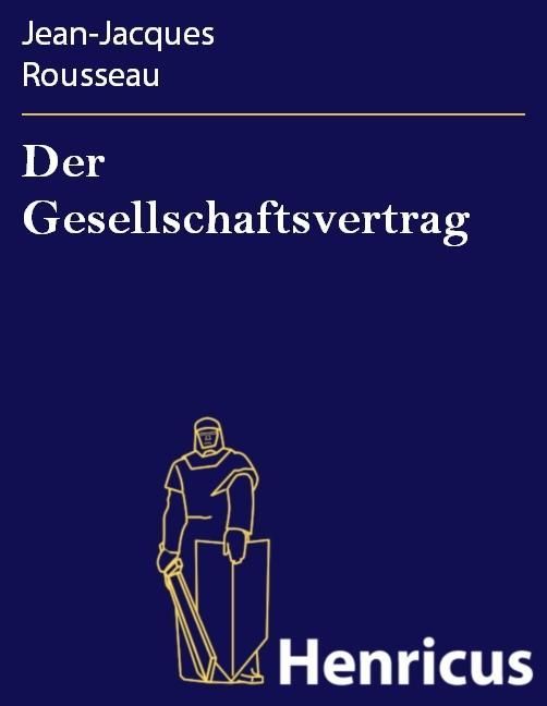 Produktbild: Der Gesellschaftsvertrag