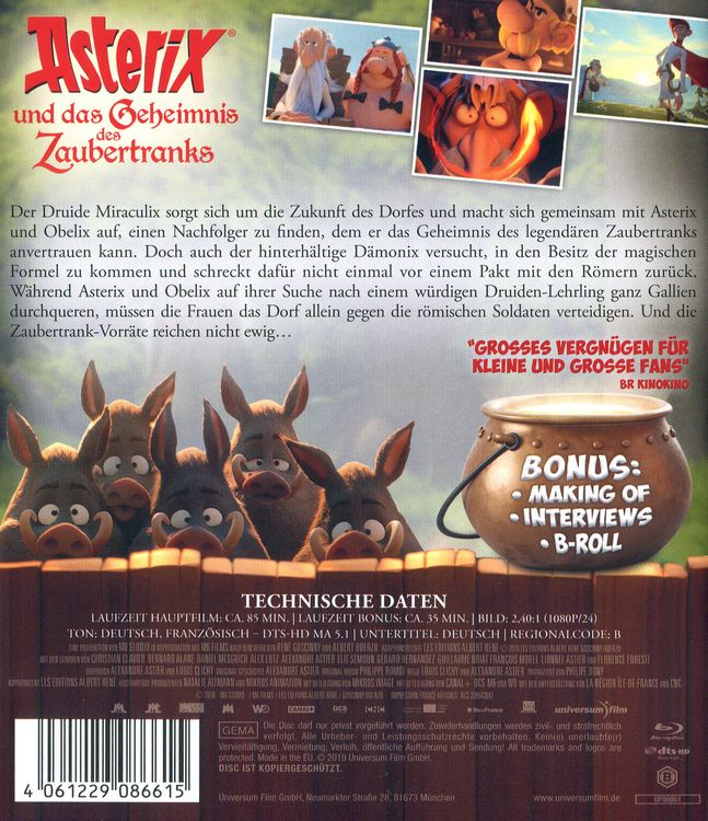 Produktbild: Asterix und das Geheimnis des Zaubertranks