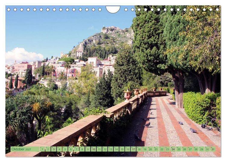 Produktbild: Taormina, die Stadt mit Blick auf den &Auml;tna (Wandkalender 2027 DIN A4 quer), CALVENDO Monatskalender