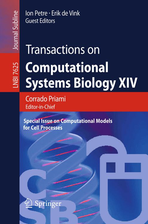 Produktbild: Transactions on Computational Systems Biology XIV