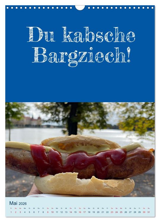 Produktbild: Erzgebirgischer Mundartkalender (Wandkalender 2026 DIN A3 hoch), CALVENDO Monatskalender