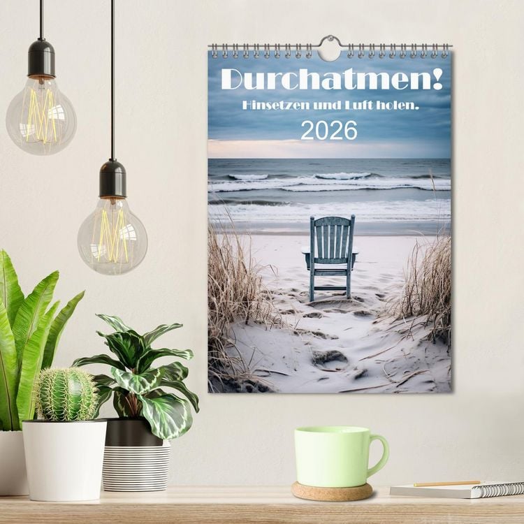 Produktbild: Durchatmen! (Wandkalender 2026 DIN A4 hoch), CALVENDO Monatskalender